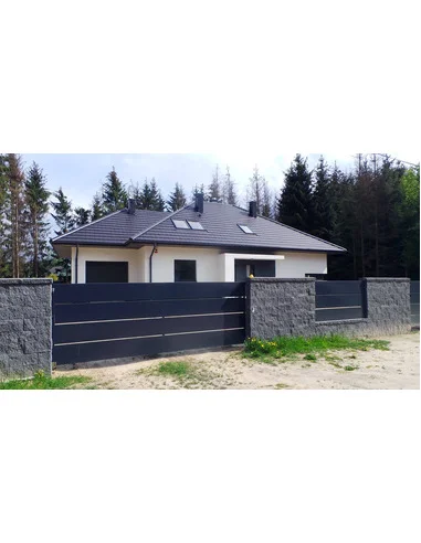 Nowoczesne ogrodzenie Wide Siatmet - 5