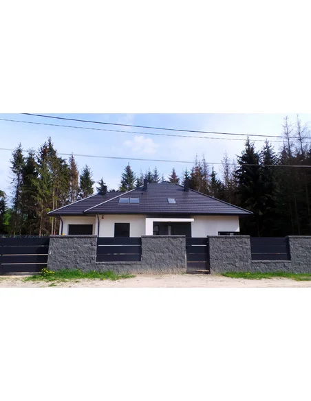 Nowoczesne ogrodzenie Wide Siatmet - 6