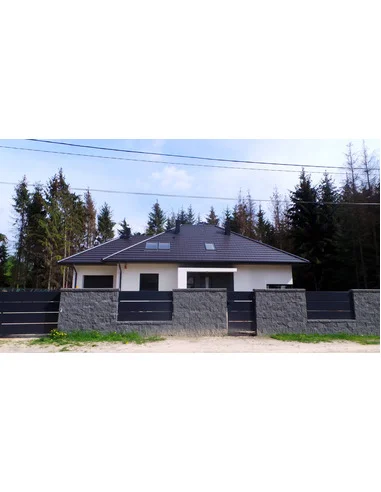 Nowoczesne ogrodzenie Wide Siatmet - 7