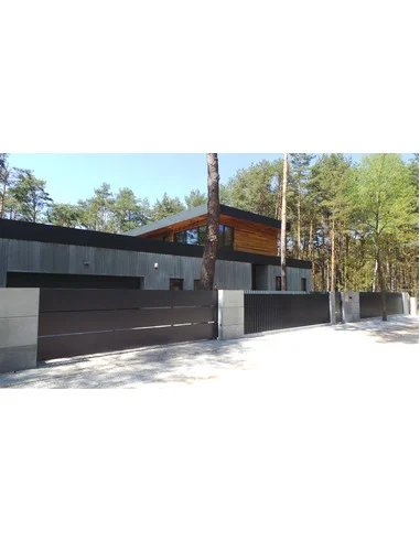 Nowoczesne ogrodzenie Wide Siatmet - 9