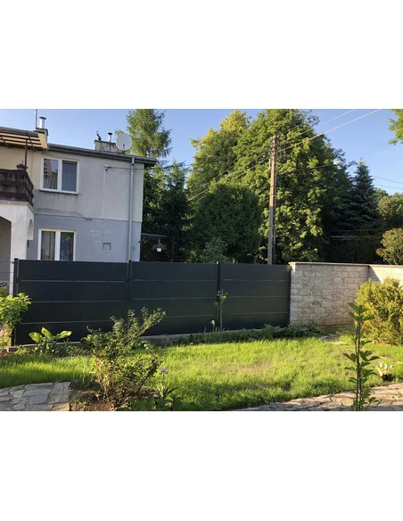 Nowoczesne ogrodzenie Wide Siatmet - 13