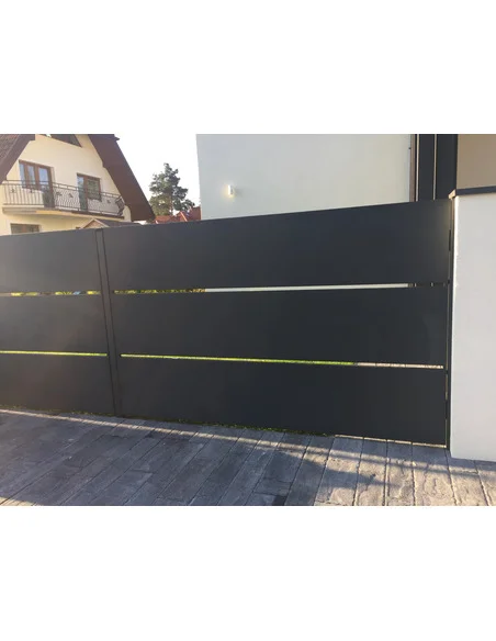 Nowoczesne ogrodzenie Wide Siatmet - 18