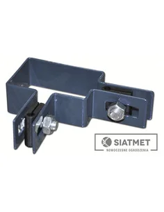 Obejma 60x40 RAL 7016 (antracyt) narożna Siatmet - 1