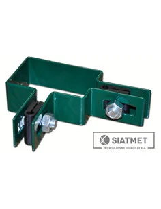 Obejma 60x40  RAL 6005 (zielony) narożna Siatmet - 1
