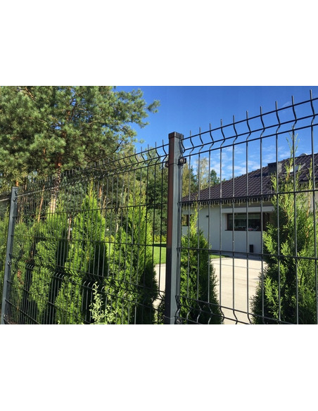 PANEL OGRODZENIOWY h1730mm drut 5mm CZARNY Siatmet - 3