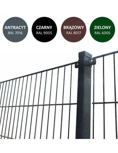 PANEL OGRODZENIOWY 2D h1030mm 6/5/6 ZIELONY Siatmet - 1