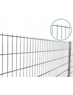 PANEL OGRODZENIOWY 2D h1230mm 6/5/6 PRODUCENT Siatmet - 1