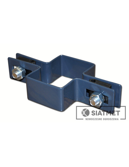 Obejma 60x40 RAL 7016 (antracyt) pośrednia Siatmet - 1