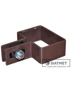 Obejma 60x40  RAL 8017 (brąz) startowa Siatmet - 1