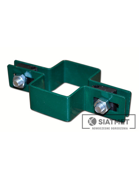 Obejma 60x40  RAL 6005 (zielony) pośrednia Siatmet - 1