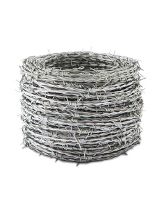 Drut kolczasty ocynkowany fi2,5/fi2,0/ 13kg100 mb Siatmet - 1