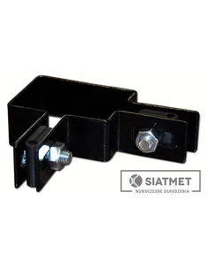 Obejma 60x40  RAL 9005 (czarna) narożna Siatmet - 1