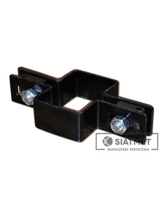 Obejma 60x40  RAL 9005 (czarna) pośrednia Siatmet - 1