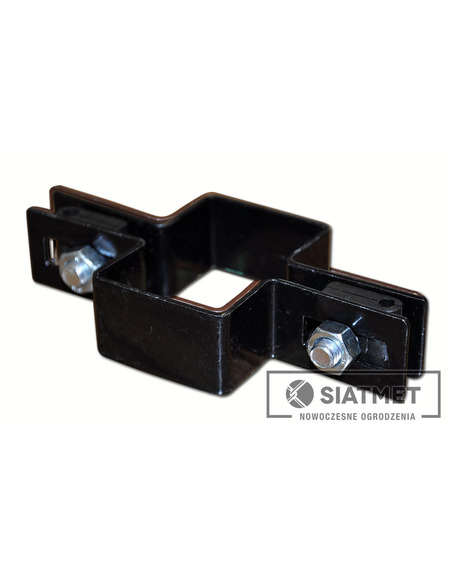 Obejma 60x40  RAL 9005 (czarna) pośrednia Siatmet - 1
