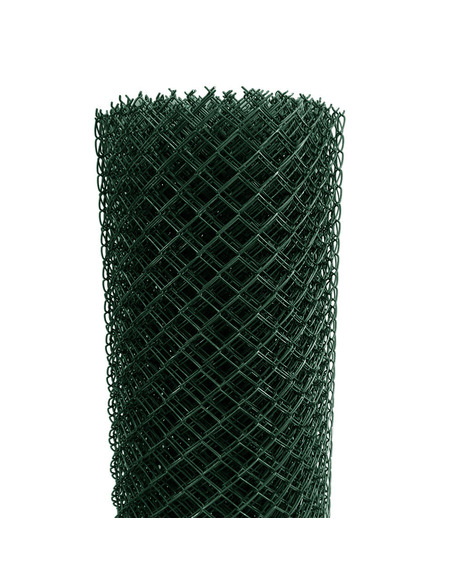 Siatka ogrodzeniowa ocynkowana 2,5 mm +PCV oczko 60x60mm H 1250, kolor zielony ral6005 Siatmet - 1
