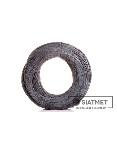 Drut czarny żarzony fi 0,8 mm Siatmet - 1