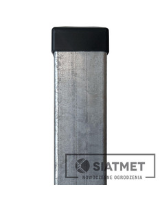 Słupek ocynk + kapturek 60x40x1,2 h 2000 Siatmet - 1 2