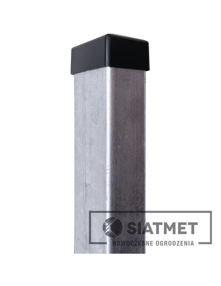 Słupek 60X40X1,2 H 1800 ocynk + kapturek  Siatmet - 1