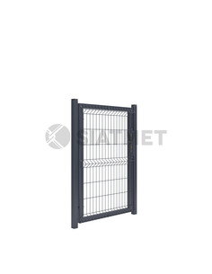 Furtka panelowa H - 1530x1000mm, kolor  RAL7016. Siatmet - 1 2