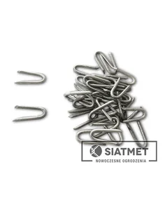 Skoble montażowe do siatki leśnej 100 szt. Siatmet - 1