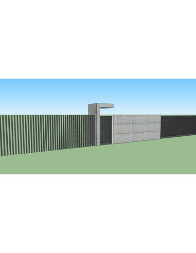 Ogrodzenie MODERN 60x40 H150cm Siatmet - 16