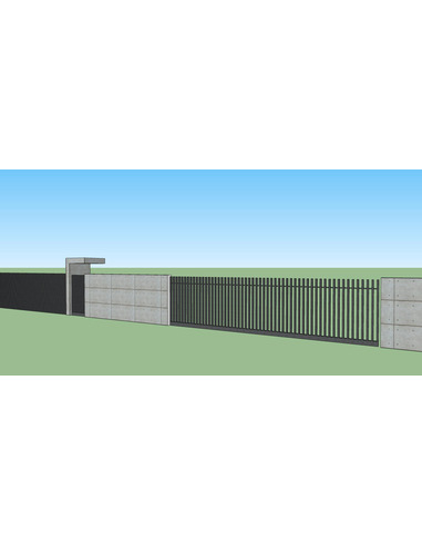 Ogrodzenie MODERN 60x40 H150cm Siatmet - 17