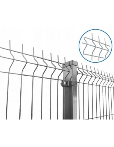 Panel ogrodzeniowy przetłaczany ocynk fi 4.8mm, 3V/H - 1330 Siatmet - 2