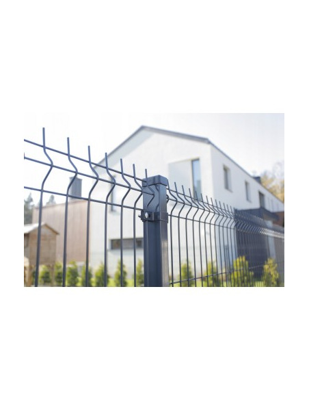 Panel ogrodzeniowy przetłaczany ocynk+kolor ral7016, fi 3.8mm, 3V/H 1330 Siatmet - 3