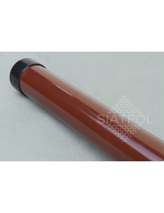 Słupek okrągły ocynkowany, fi 48, ścianka 1,5mm , H - 2000, kolor ral8017. Siatmet - 1