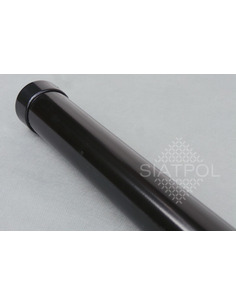 Słupek okrągły ocynkowany, fi 48, ścianka 1,5mm , H - 2200, kolor ral9005. Siatmet - 1