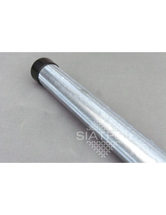 Słupek okrągły ocynkowany, fi 48, ścianka 1,5mm , H - 2200. Siatmet - 1