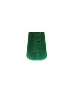 Siatka Hodowlana Zgrzewana 16x16x1,2 mm Ocynkowana + PCV kolor zielony Siatmet - 1